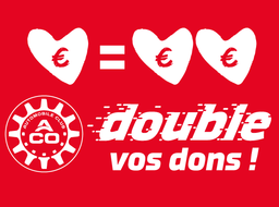 L'ACO double vos dons !
